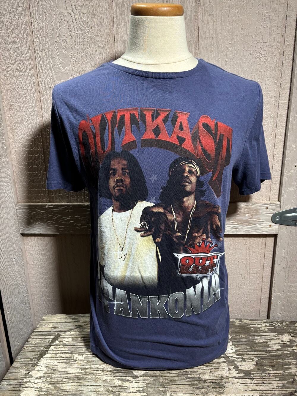 OutKast slate blue T Shirt Large rap hip hop tee shirt